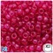 BeadTin Wine Transparent 9mm Barrel Plastic Pony Beads (500pcs)